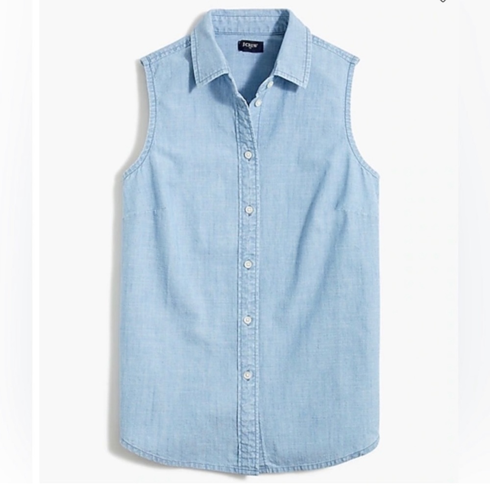 J Crew Chambray NWT top - Size XL NWT Never worn!